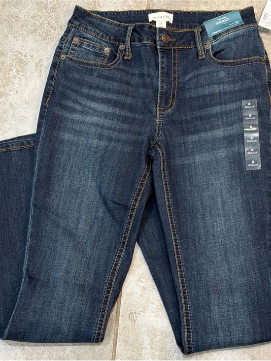 Maurices Denim - NWT Maurices Slim Boot Regular Midrise Jean Size 8 Dark Wash
